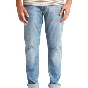 7 For All Mankind Paxtyn Distressed Skinny Jean in Lei